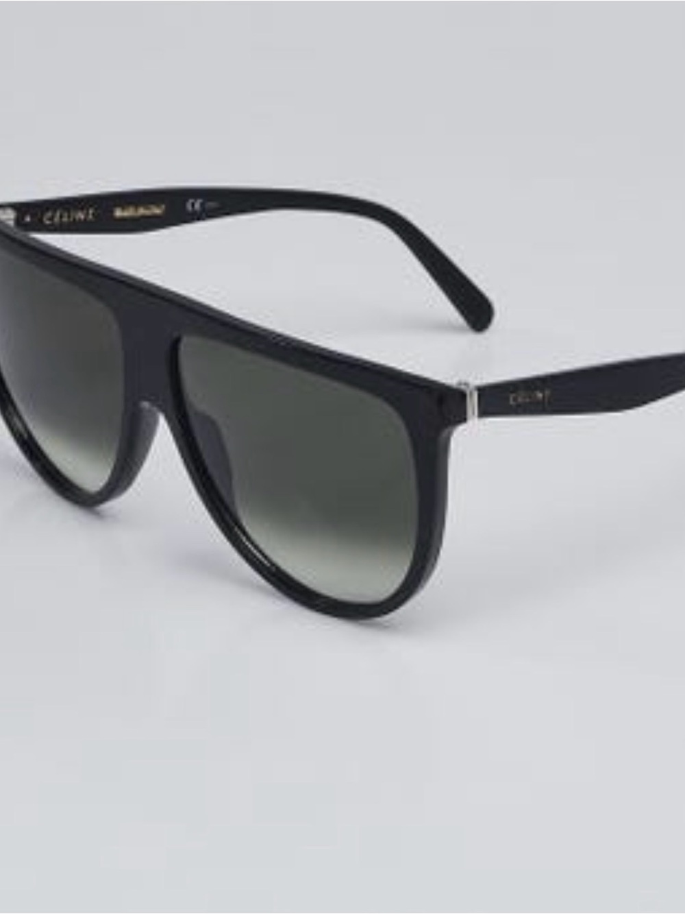 Celine Black Frame Sunglasses with Grey Gradient Lenses